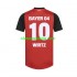 Camisola Bayer 04 Leverkusen Florian Wirtz 10 Homem Equipamento Primeiro 2024-2025 Manga Curta